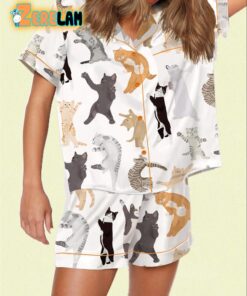 Dancing Cats Pajama Set 1