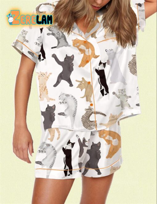 Dancing Cats Pajama Set