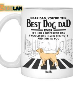 Dear Dad You’re The Best Dog Dad Ever Mug Father Day