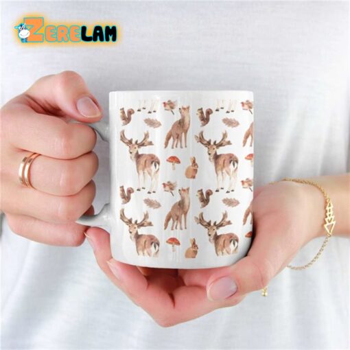 Deer Pattern Mug Father Day