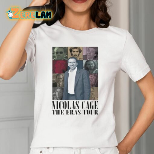 Diandra Krueger Nicolas Cage The Eras Tour Shirt