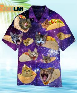 Discover Cool Galaxy Taco Cat Funny Hawaiian Shirt