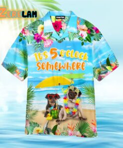Dog Beach It’s 5 Oclock Somewhere Hawaiian Shirt