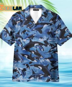 Dolphin Wave Hawaiian Shirt