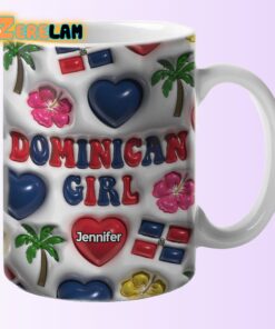 Dominican Girl Inflated Mug