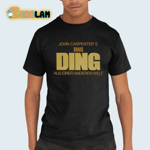 Drew Mackie John Carpenter’S Das Ding Aus Einer Anderen Welt Shirt