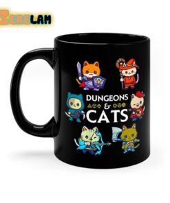 Dungeons and Dragons Cats Mug Father Day