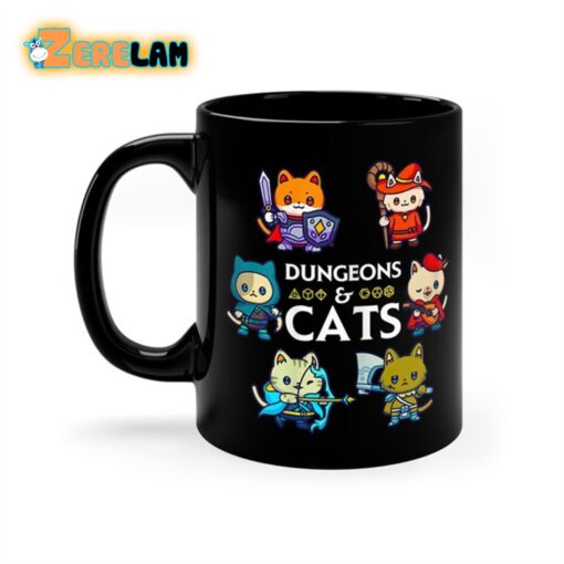 Dungeons and Dragons Cats Mug Father Day