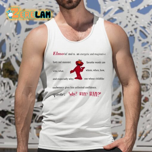 Elmo Definition An Energetic And Imaginative Shirt