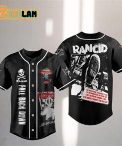 Fall Back Down Rancid Baseball Jersey