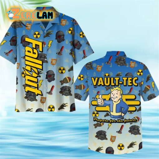 Fallout Vault-Tec Prepare For The Future Hawaiian Shirt