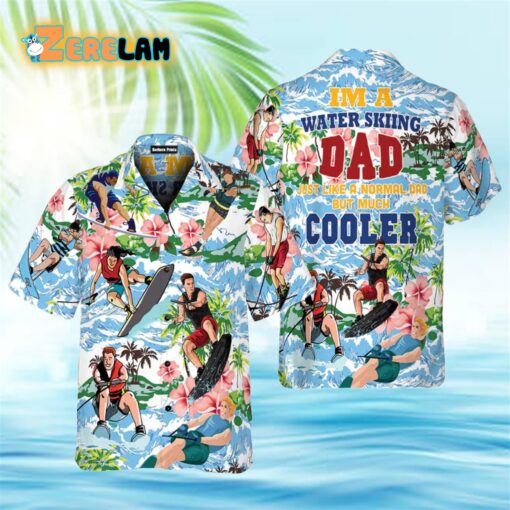 I’m A Water Skiing Dad Lover Beach Hawaiian Shirt