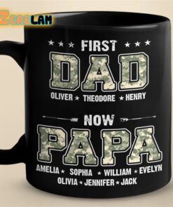 First Dad Now Papa Family Mug Father Day