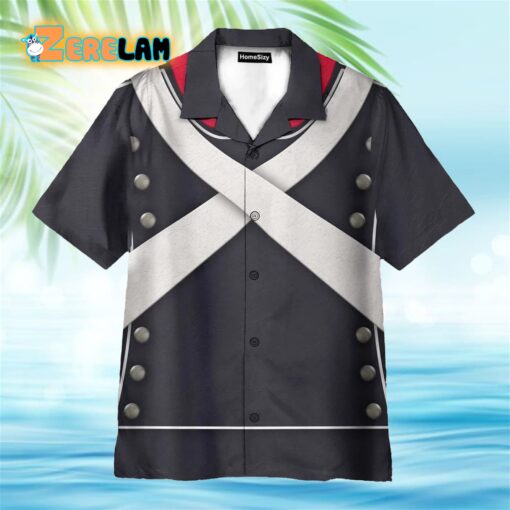 French Light Infantry Cosplay Costume Hawaiian Shirt
