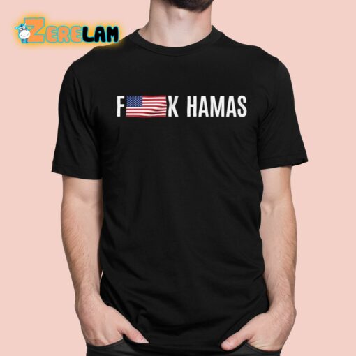 Fuck Hamas American Flag Shirt