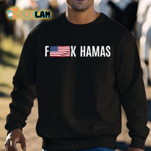 Fuck Hamas American Flag Shirt