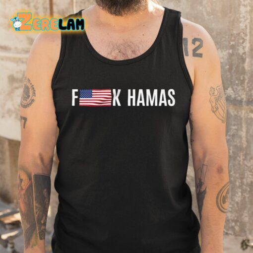 Fuck Hamas American Flag Shirt