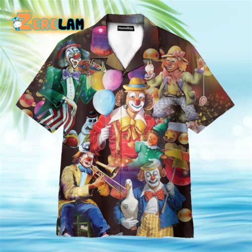 Funny Clowns Hawaiian Shirt
