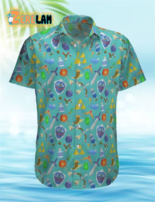 Game Item Pattern Hawaiian Shirt