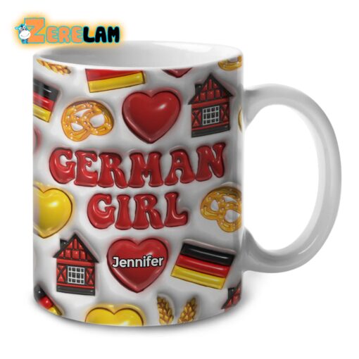 German Girl Inflated Mug