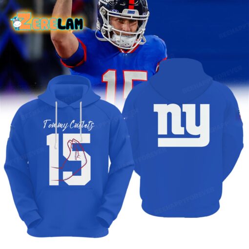 Giants-Tommy DeVito No 15 Hoodie
