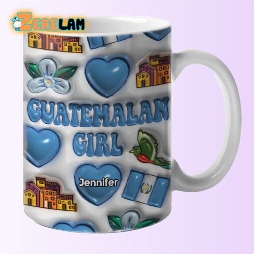 Guatemalan Girl Inflated Mug