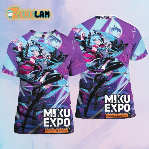Hatsune Miku World Concert Tour Series Miku EXPO 2024 Shirt
