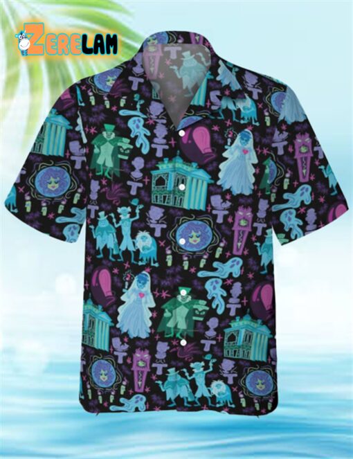 Haunted Mansion Ghosts Hawaiian Shirt