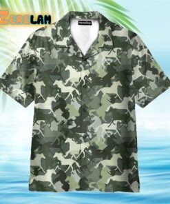 Horse Camo Hawaiian Shirt