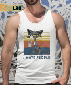 I Hate People Coffee Cat Shirt 5 1