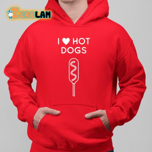 I Heart Hot Dogs Shirt