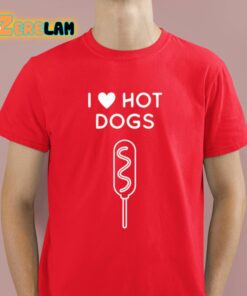 I Heart Hot Dogs Shirt 8 1