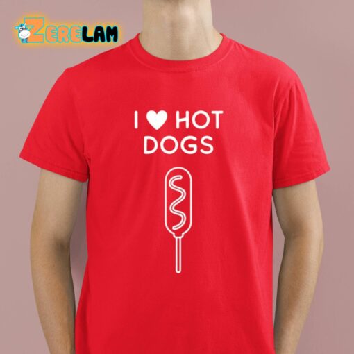 I Heart Hot Dogs Shirt