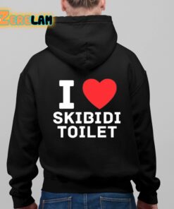 I Love Skibidi Toilet Shirt 8 1