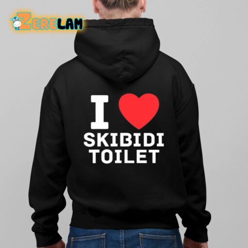 I Love Skibidi Toilet Shirt