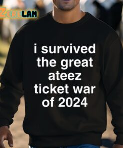 I Survived The Great Ateez Ticket War Of 2024 Shirt 3 1