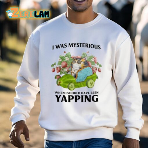 I Was Mysterious When I Should Have Been Yapping Shirt