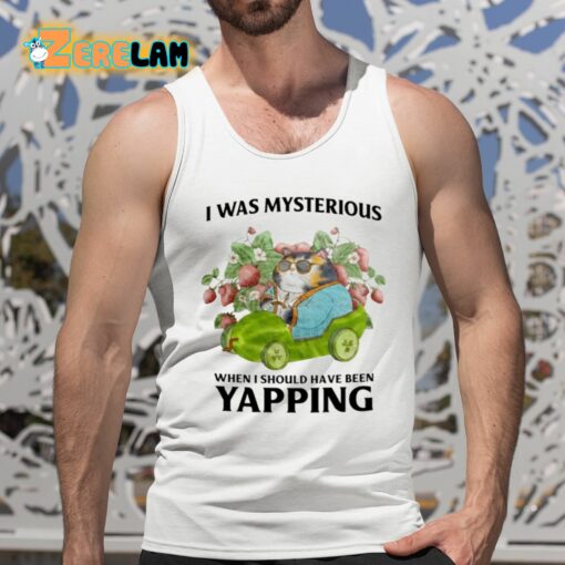 I Was Mysterious When I Should Have Been Yapping Shirt