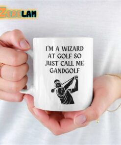 I’m A Wizard At Golf Call me Gandgolf Mug Father Day