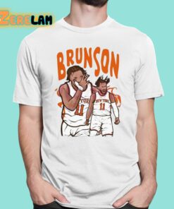 Jalen Brunson Cartoon Knicks Player Shirt 1 1