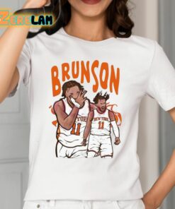 Jalen Brunson Cartoon Knicks Player Shirt 2 1