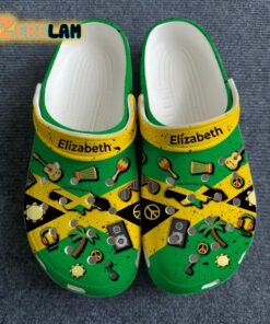 Jamaica Flag Symbols Clogs Crocs