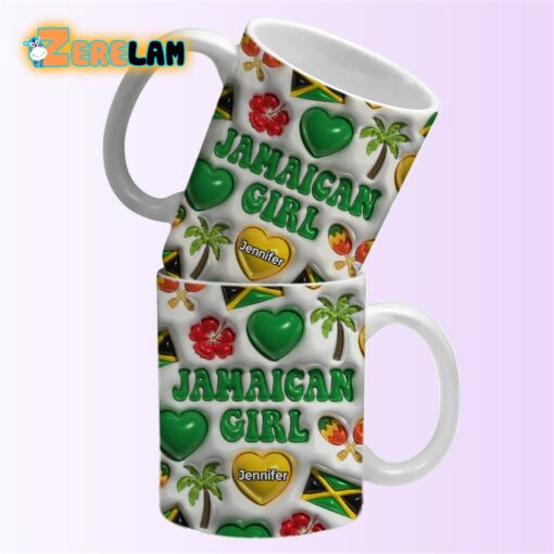 Jamaican Girl Inflated Mug