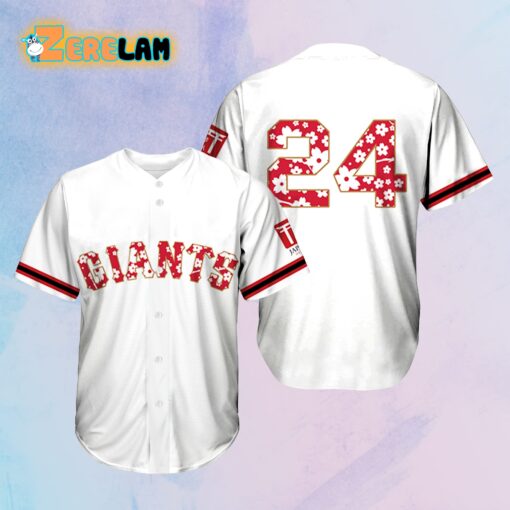 Japanese Heritage Night Cherry Blossom Giants Jersey Giveaway 2024