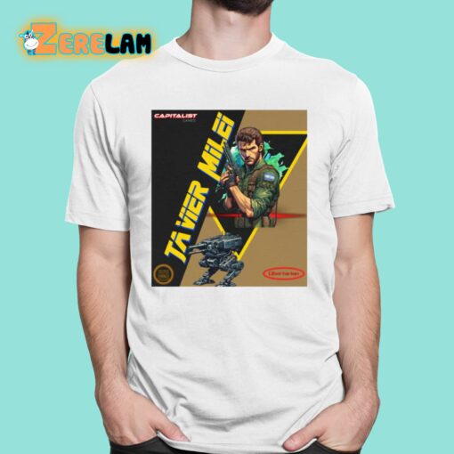 Javier Milei Gear Solid Libertarian Warrior Shirt