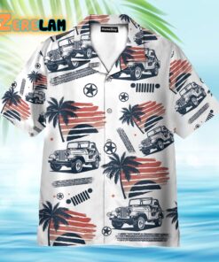 Jeep Car Beach Tropical Hawaiian Shirt