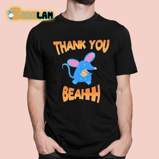 Joshua Gillespie Tutter Mouse Thank You Beahhh Shirt