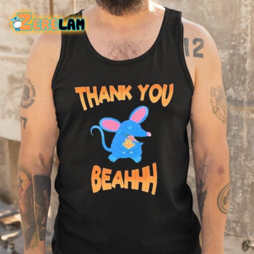 Joshua Gillespie Tutter Mouse Thank You Beahhh Shirt