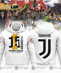 Juventus Campioni Coppa Italia 15 Maggio 2024 Hoodie 1