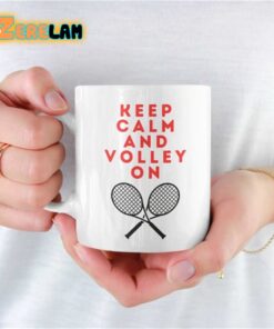 Keep Calm And Volley On Mug Father Day